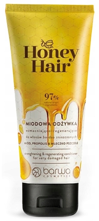 Revitalizing Honey Conditioner - Barwa Honey Hair Conditioner — photo N1