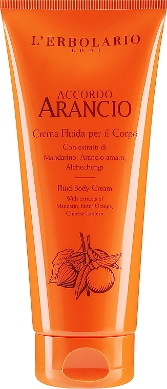 L'Erbolario Accordo Arancio Fluid Body Cream - Body Cream Fluid — photo N1