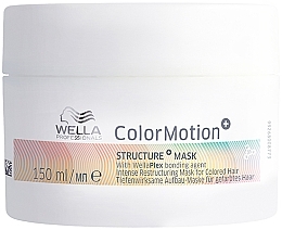 Fragrances, Perfumes, Cosmetics Intensive Repair Hair Mask for Color-Treated Hair - Wella Professionals Color Motion+ Structure Mask