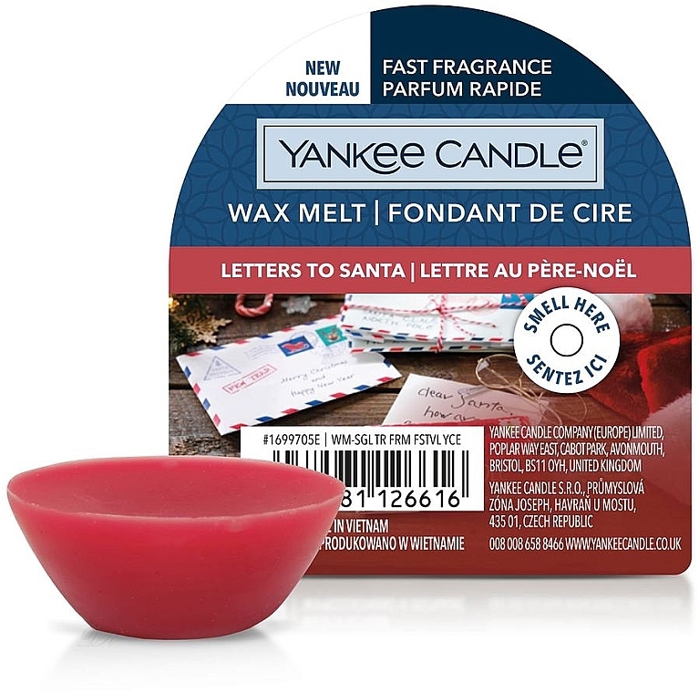 Scented Wax - Yankee Candle Classic Wax Letters To Santa — photo N1