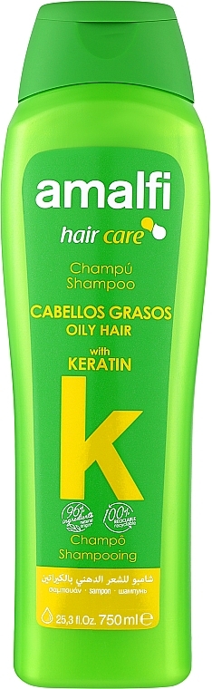 Keratin Shampoo for Oily Hair - Amalfi Keratin for oily hair Shampoo — photo N1