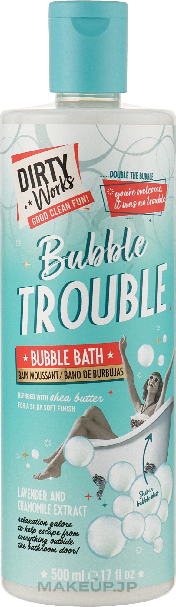 Relaxing Bath Foam - Dirty Works Bubble Trouble — photo 500 ml