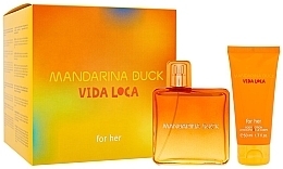 Fragrances, Perfumes, Cosmetics Mandarina Duck Vida Loca For Her - Set (edt/100ml+b/lot/50ml) (100 ml)