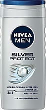 Fragrances, Perfumes, Cosmetics Shower Gel "Silver Protection" - NIVEA MEN Silver protect Shower Gel