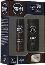 Fragrances, Perfumes, Cosmetics Set - Nivea Men Espresso Effect (sh/gel/250ml + deo/spay/150ml)