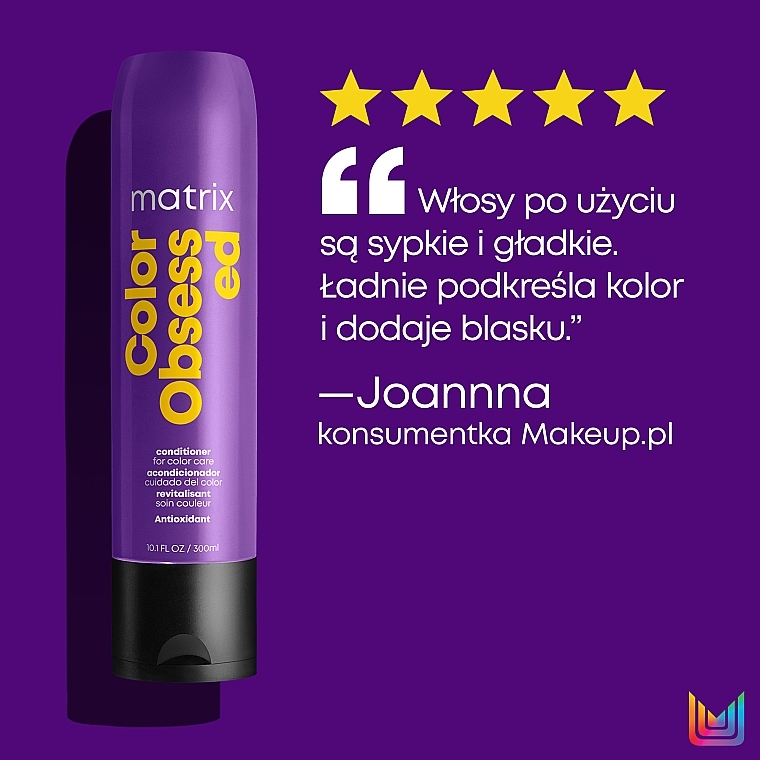 Color Preserving Conditioner for Colored Hair - Matrix Total Results Color Obsessed Conditioner — photo N9