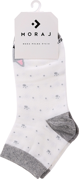 Women's Socks 3/4 , CSL200-900, White - Moraj — photo N1