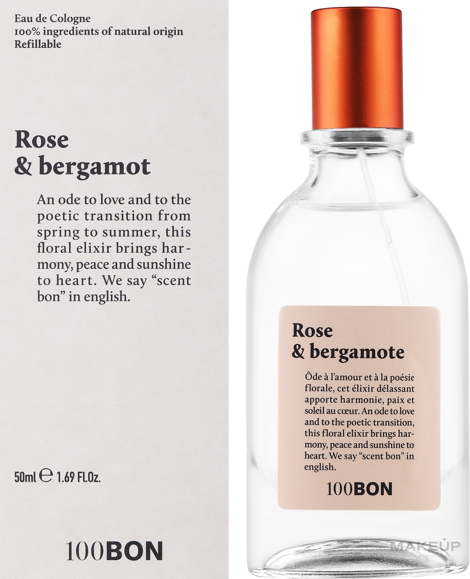 100BON Bergamote & Rose Sauvage - Eau de Parfum  — photo 50 ml