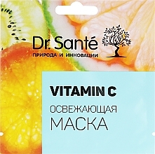 Fragrances, Perfumes, Cosmetics Ultra-Moisturizing & Refreshing Mask with Vitamin C - Dr. Sante Vitamin C