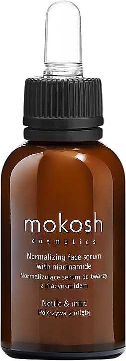 Nettle & Mint Niacinamide Normalizing Serum - Mokosh Cosmetics Normalizing Serum With Niacinamide Nettle & Mint — photo N1