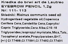 Brow Pencil - Art de Lautrec Eyebrow Pencil — photo N2