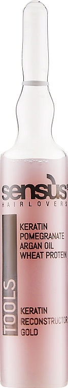 Hair Reconstructing Keratin Ampoule - Sensus Tools Keratin Reconstructor — photo N2