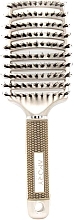 Fragrances, Perfumes, Cosmetics Hair Brush with Natural Boar Bristles & Nylon Pins - Amory London Lux Hair Brush