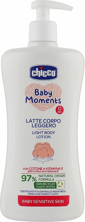 Body Lotion for Sensitive Skin - Chicco Baby Moments — photo N5