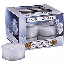 Fragrances, Perfumes, Cosmetics Tea Light Candles - Yankee Candle Scented Tea Light Season Of Peace