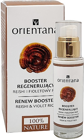 Night Face Booster - Orientana Renew Booster Reishi & Violet Rice — photo N1