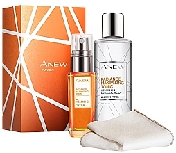 Set - Avon Anew Radiance (ser/30ml + ton/200ml + tissue/2pcs) — photo N1