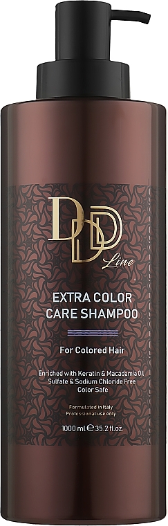 Sulfate-Free Shampoo "Extra Protection for Colored Hair" - Clever Hair Cosmetics 3D Line Extra Color Care Shampoo — photo N1