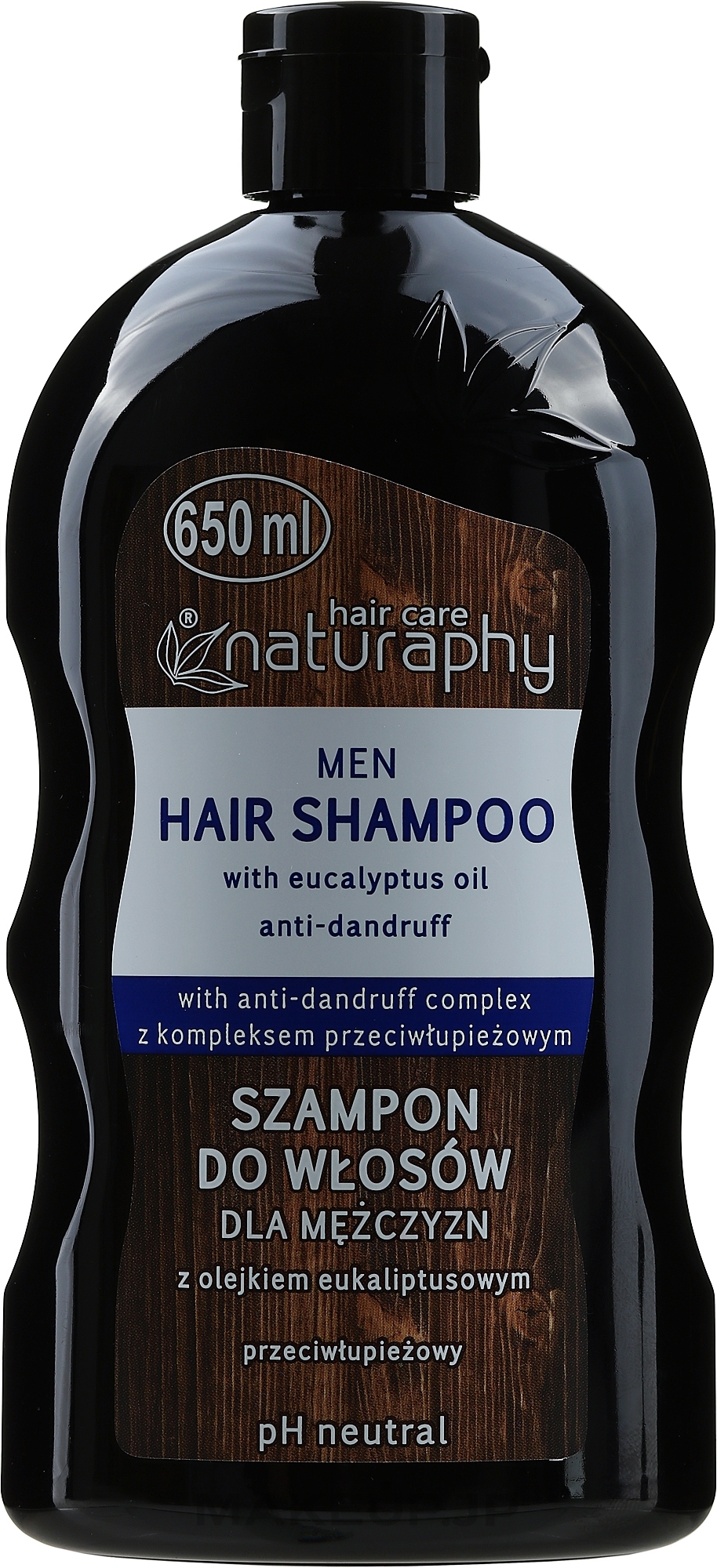 Anti-Dandruff Shampoo for Men - Naturaphy Hair Shampoo — photo 650 ml