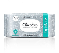 Fragrances, Perfumes, Cosmetics Antibacterial Wet Wipes, 60 pcs - Chicolino