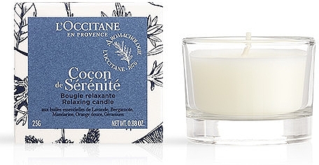 Scented Candle "Serenity" - L'Occitane Scented Candle Serenity — photo N1