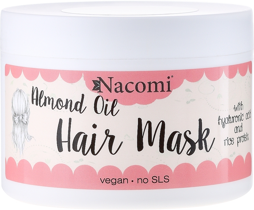 Hair Mask - Nacomi Almond Oil Hair Mask — photo N1