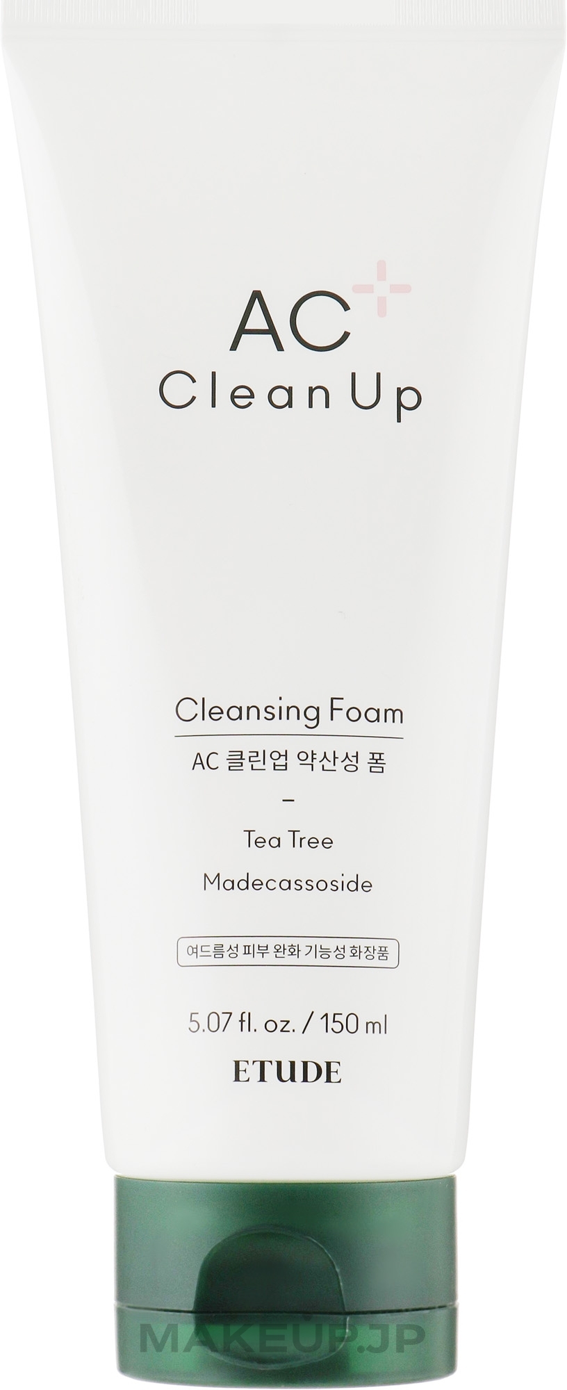 Cleansing Foam - Etude House Ac Clean Up Cleansing Foam Tea Tree Madecassoside — photo 150 ml