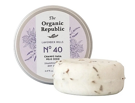 Lavender Solid Shampoo - The Organic Republic Lavender Hills Shampoo — photo N1