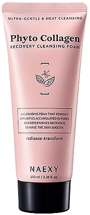 フェイス クレンジング ムース - Naexy Phyto Collagen Recovery Cleansing Foam — photo N1