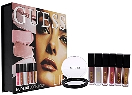 Fragrances, Perfumes, Cosmetics Set - Guess Beauty Lip Lookbook 101 Nude (3xlip/gloss/4ml + 3xlipstick/4ml)