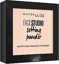 Fragrances, Perfumes, Cosmetics Matte Setting Face Powder - Maybelline Facestudio Setting Powder