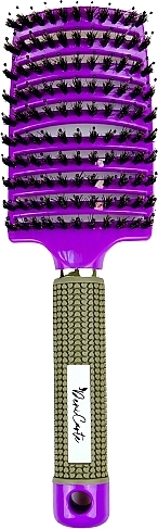 Vented Hair Brush 5748, purple - Deni Carte Boar Vent — photo N1