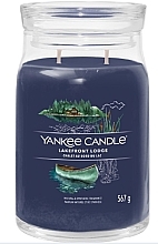 Scented Candle in Jar 'Lakefront Lodge', 2 wicks - Yankee Candle Singnature — photo N2