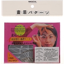 Fragrances, Perfumes, Cosmetics Eyebrow Stencil Shaper, size C1, C2, C3, C4 - Magical Eyebrow Style