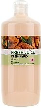 Cream Soap with Moisturizing Milk "Almond" - Fresh Juice Almond — photo N1