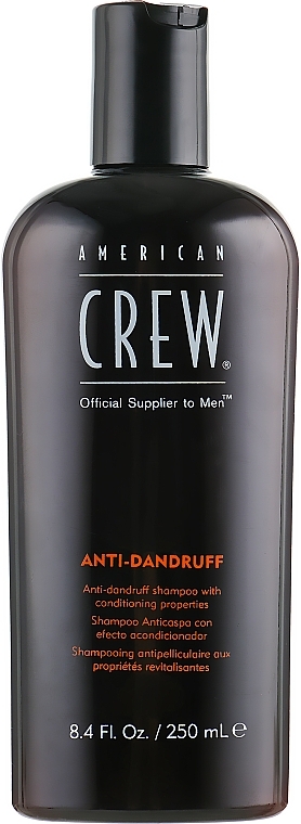 Balancing Anti-Dandruff Shampoo for Oily Scalp - American Crew Anti Dandruff+Sebum Control Shampoo — photo N1