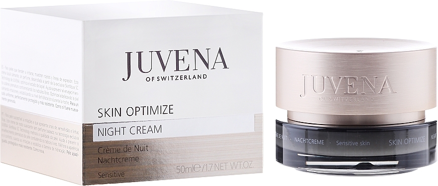 Facial Night Cream for Sensitive Cream - Juvena Skin Optimize Night Cream Sensitive Skin — photo N1