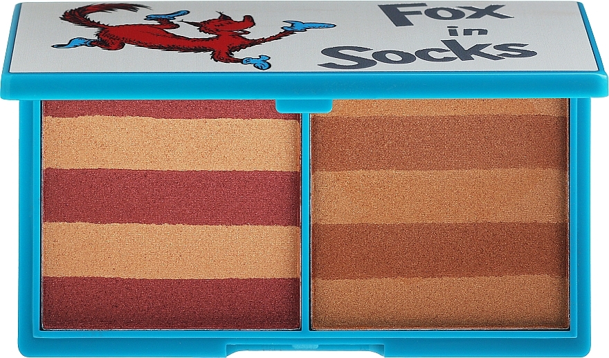 Face Contouring Palette - I Heart Revolution Dr. Seuss Fox in Sox Face Palette — photo N1