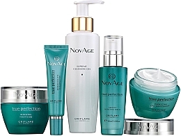 Fragrances, Perfumes, Cosmetics Set - Oriflame NovAge True Perfection (f/gel/150 ml + eye/cr/15 ml + ser/30 ml + d/cr / 50 ml + n/cr/50 ml) 