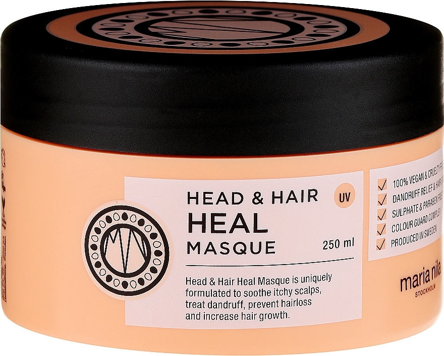 Anti-Dandruff Hair Mask - Maria Nila Head & Hair Heal Masque — photo N1