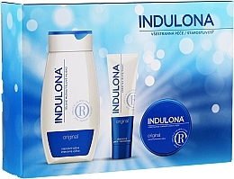 Fragrances, Perfumes, Cosmetics Set - Indulona Original (b/milk/250ml + h/cr/85ml + b/cr/75ml)