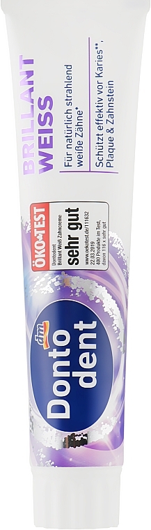 Whitening Toothpaste - Dontodent Brillant Weiss — photo N1