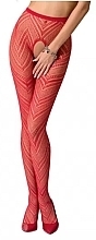 Fragrances, Perfumes, Cosmetics Erotic Tights S010, red - Passion