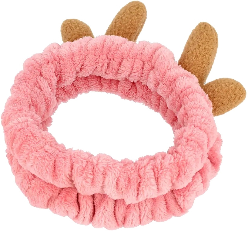 Cosmetic Head Band with Decorative Ears, pink - Ecarla — photo N1