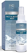 Fragrances, Perfumes, Cosmetics Hyaluronic Spray for Face & Body - Face Facts Hyaluronic Face & Body Mist