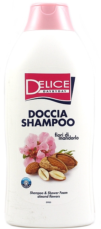 Almond Blossom Shower Foam - Mil Mil Delice Day by Day Shampoo & Shower Foam Almond Flowers — photo N1