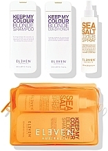 Set - Eleven Australia Blonde Trio With Neon Bag (shm/300ml + cond/300ml + h/spray/200ml + bag) — photo N1