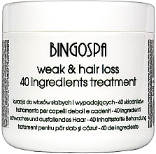 Post Coloring Mask for Weak Hair - BingoSpa Treatment For Hair — photo N1