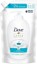 Fragrances, Perfumes, Cosmetics Liquid Hand Soap - Dove Care & Protect Hand Wash (doypack)