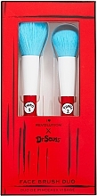 Makeup Brush Set - I Heart Revolution Dr. Deuss Face Brush Duo — photo N2